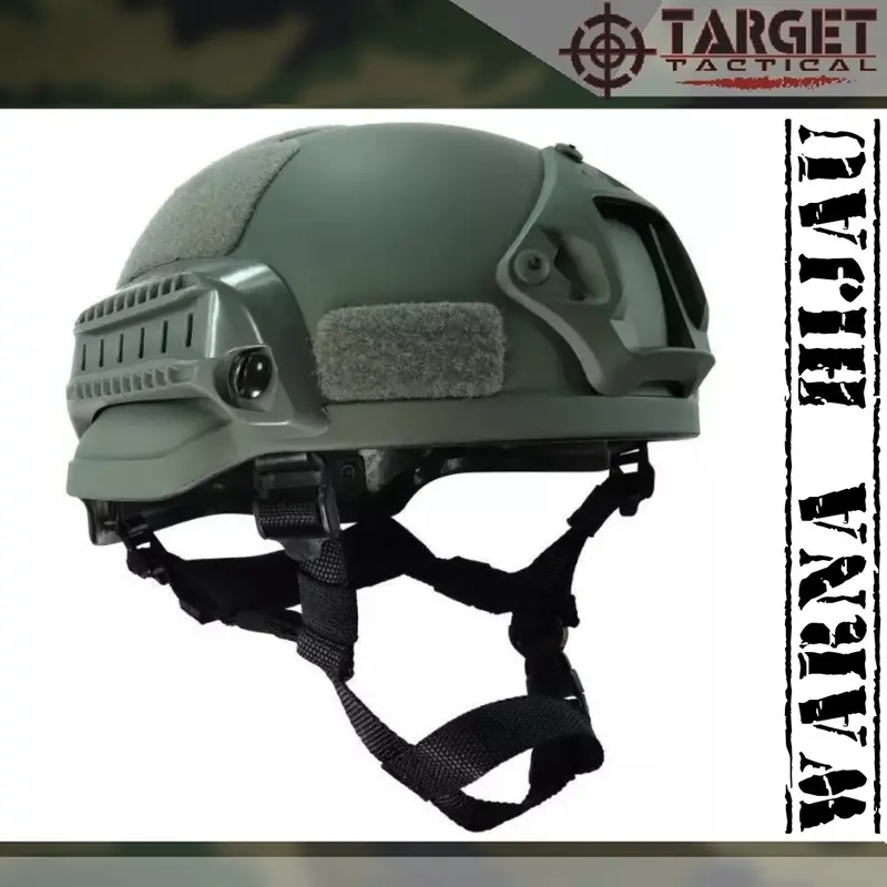 Helm Tactical Emmerson MICH 2002 New Series USA ORIGINAL - Hijau Army 0