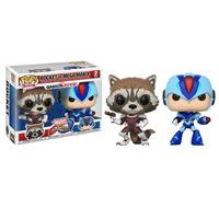 Gambar Toys Funko Pop! Marvel Vs. Capcom - Rocket & Mega Man X 2 Pack dari Drakuli Games Store Kota Administrasi Jakarta Pusat 1 Tokopedia