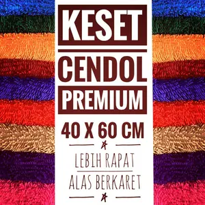 Keset Cendol Microfiber keset rumah kamar mandi tidur import alas kaki