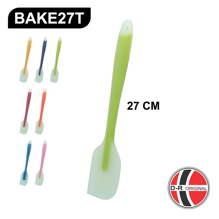 Gambar BAKE 27T Baking Scrappers / Spatula Silikon Adonan kue Transparan 27CM dari IdealOfficial Kota Administrasi Jakarta Utara Tokopedia