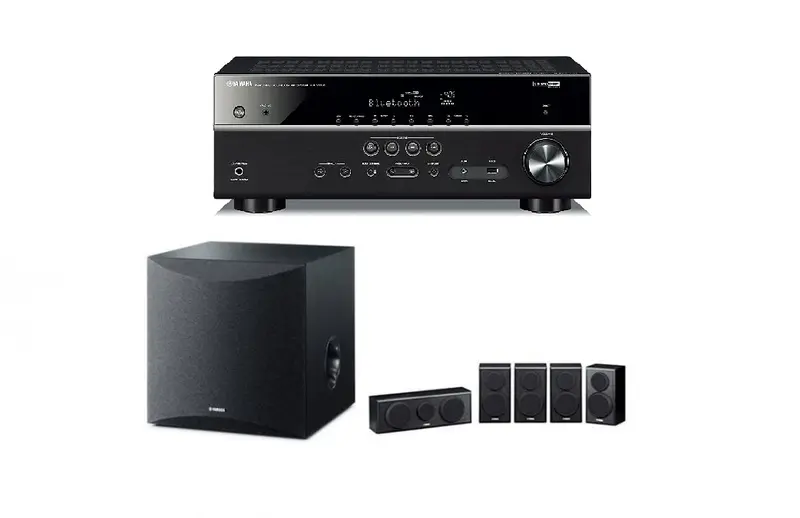 Yamaha 5.1ch Paket Home Theatre RXV385 + NS PA150 + YST SW100 0