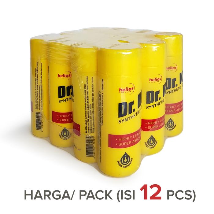 Gambar Lap Chamois Dr. Klin - Uk. 43x32cm, Warna Kuning, 12 pcs/pack dari Helios Official Store Kota Administrasi Jakarta Utara Tokopedia