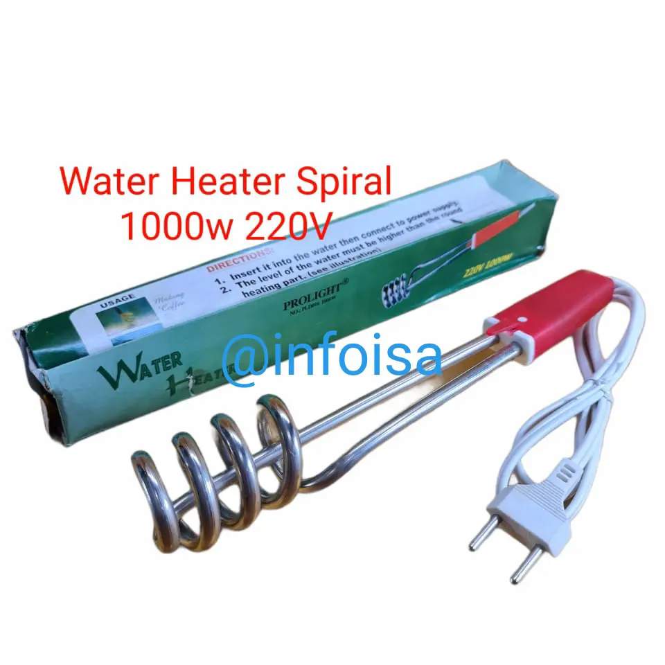 pemanas air listrik Celup 1000w kolam renang/Bak Mandi