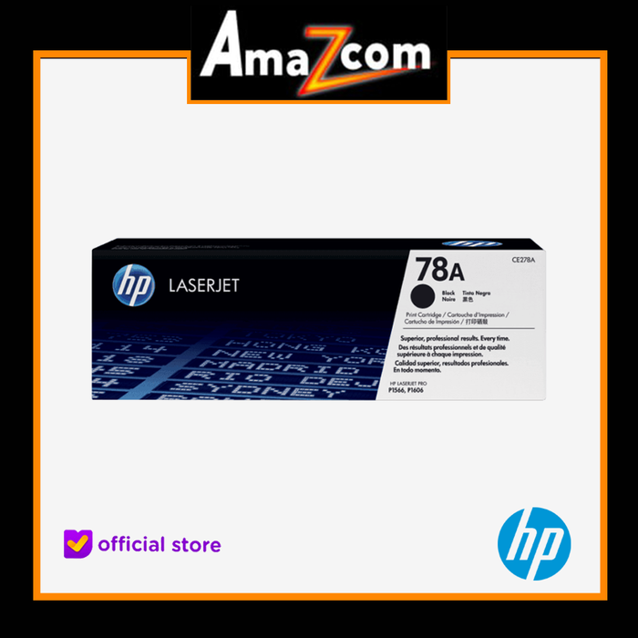 Gambar HP Toner Laserjet 78A Black - CE278A Original dari Amazcom Kota Administrasi Jakarta Pusat Tokopedia