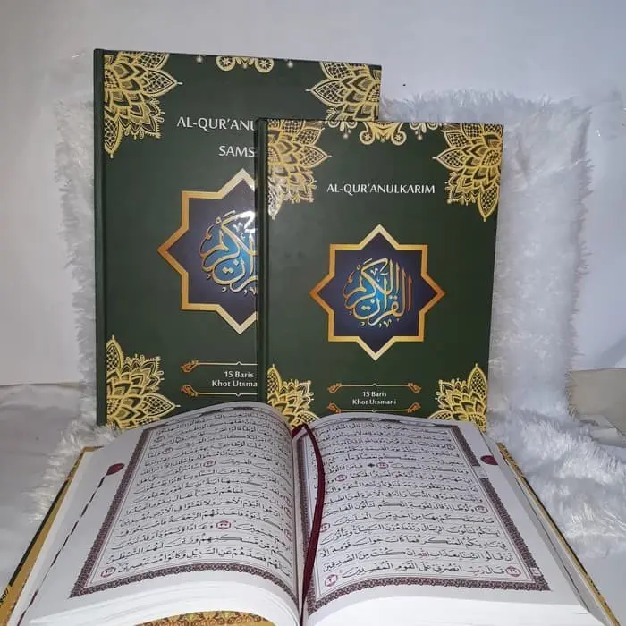 AL-QUR'AN NON TERJEMAH 15 BARIS KHOT USTMANI A5 OB