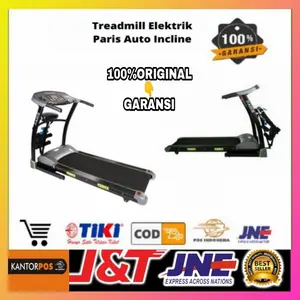 alat olahraga lari treadmill auto incline paris ireborn(original)
