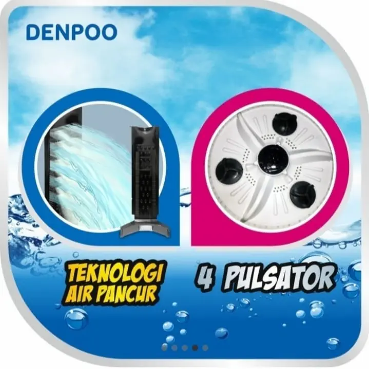 MESIN CUCI 2 TABUNG DENPOO DW 801 ( 8KG ) 4