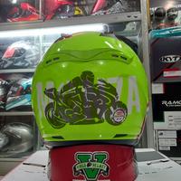 Gambar VRC HELM SNI MOTIF SKY CAT YELLOW FLUO VISOR IRIDIUM dari CINTAHELMET2 Kab. Bekasi 5 Tokopedia