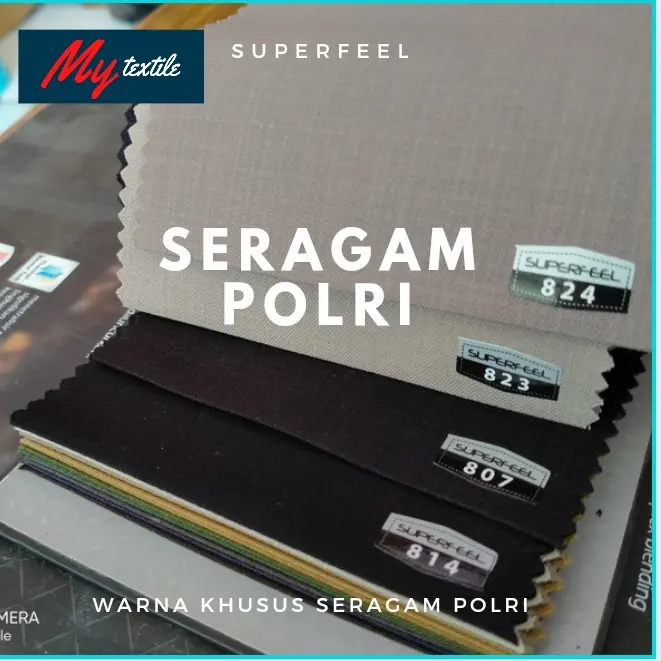 kain superfeel warna khusus seragam polisi