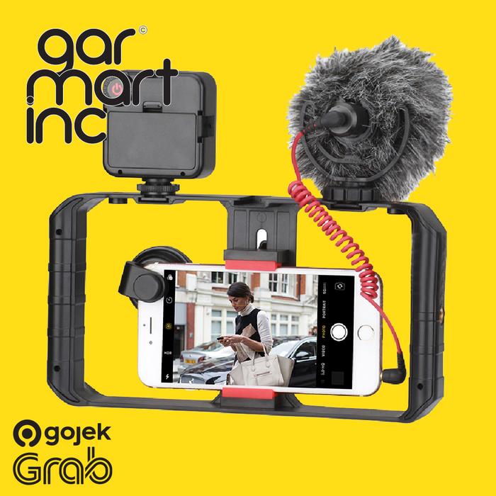 Gambar Paket Vlog Ulanzi U-RIG PRO Package LED + U Rig Pro + Mic BOYA BY-MM1 dari garmart Kota Administrasi Jakarta Barat Tokopedia
