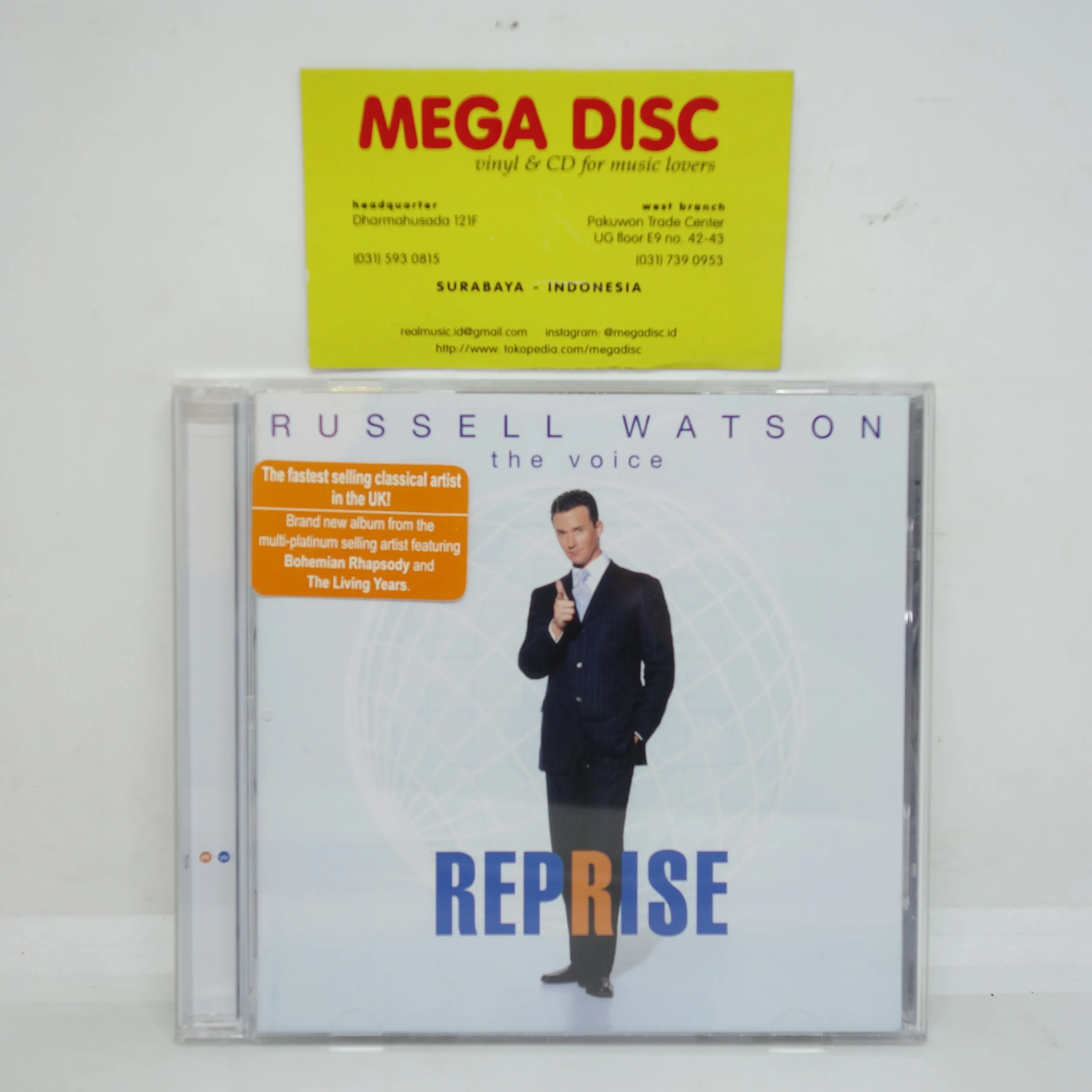 CD Russell Watson - Reprise Album Audio Classical Tenor Vocal Music
