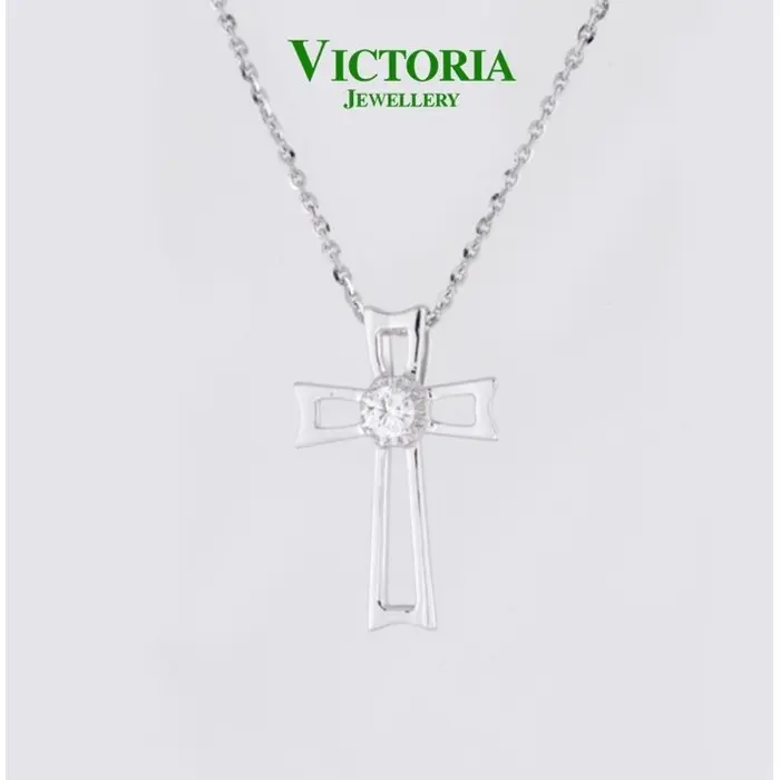 Gambar Liontin salib Berlian VPD584753 Victoria Jewellery dari Victoria Jewellery Online Kota Administrasi Jakarta Selatan 4 Tokopedia