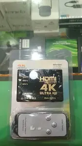 NYK HDMI Switcher 3 port Device Switch 3port Remote