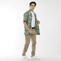 Gambar Batik Fractal Kemeja Pria Motif Green Telang Ukuran Standar Dewasa dari Batik Fractal Kota Bandung 3 Tokopedia