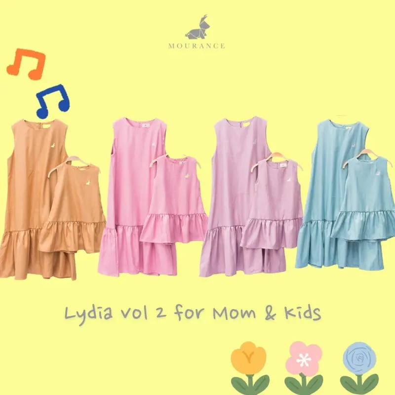 LYDIA DRESS KIDS & MOM NEW