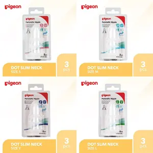 pigeon peristaltic nipple standard neck isi 3