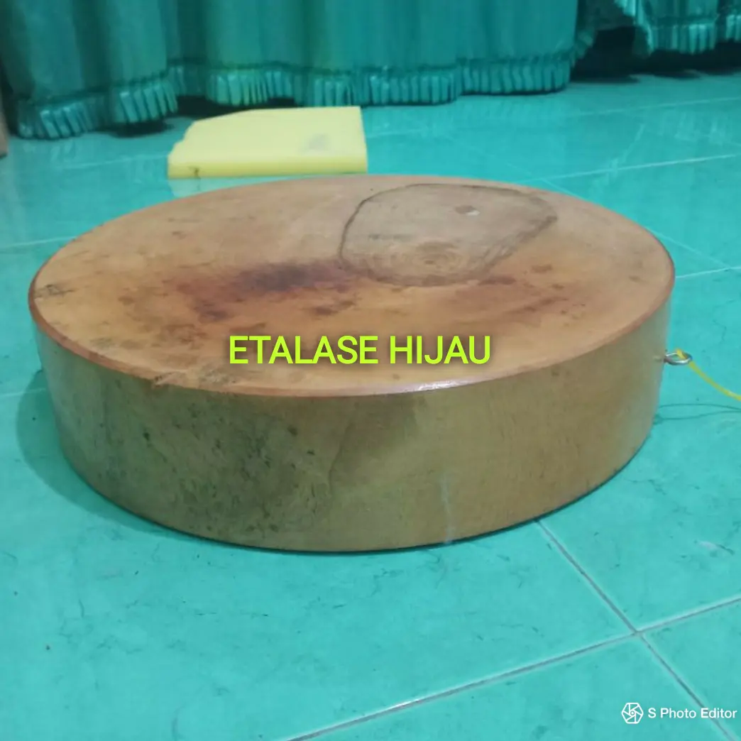 Telenan Daging Jumbo Kayu Utuh Kuat Keras Talenan Tatakan Jagal 35 cm Kitchenware