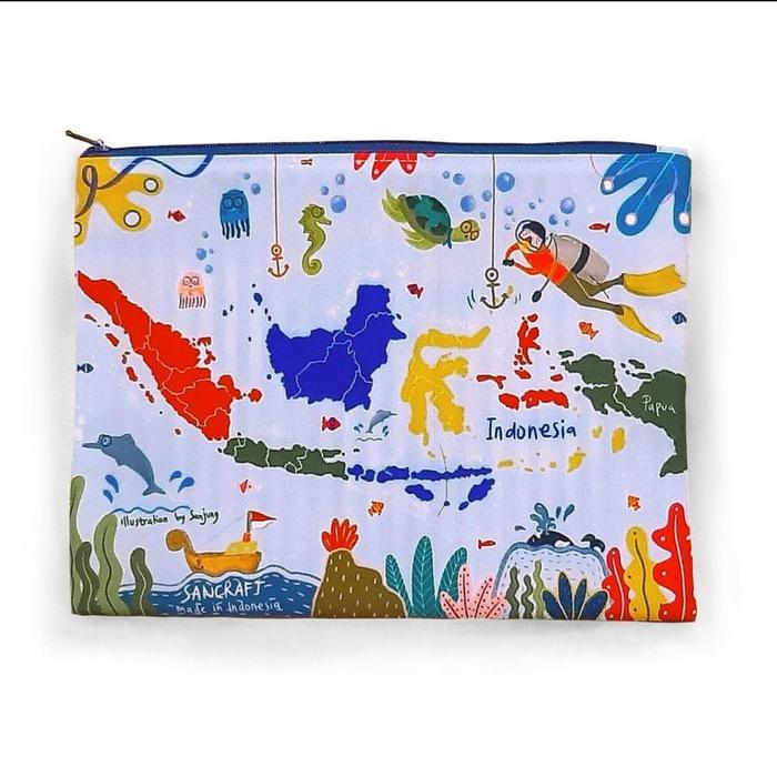 Gambar SANCRAFT - Pouch Indonesia dari SANCRAFT ID Kota Administrasi Jakarta Timur Tokopedia