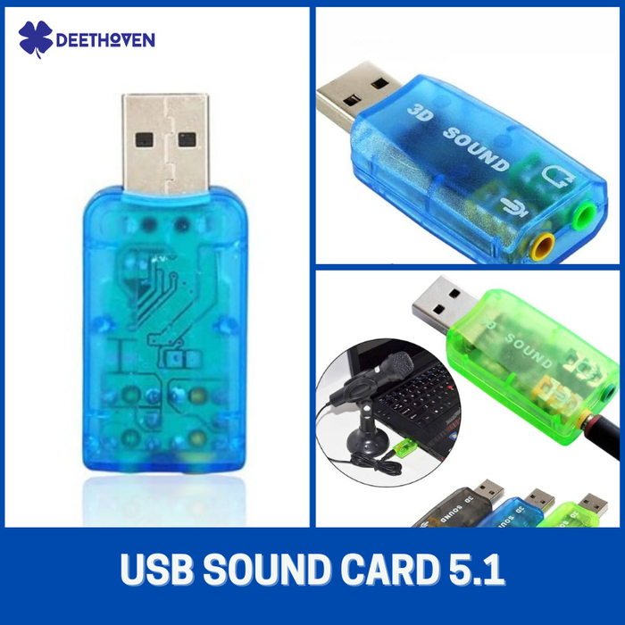 Gambar SOUND CARD USB dari DEETHOVEN Kota Malang Tokopedia