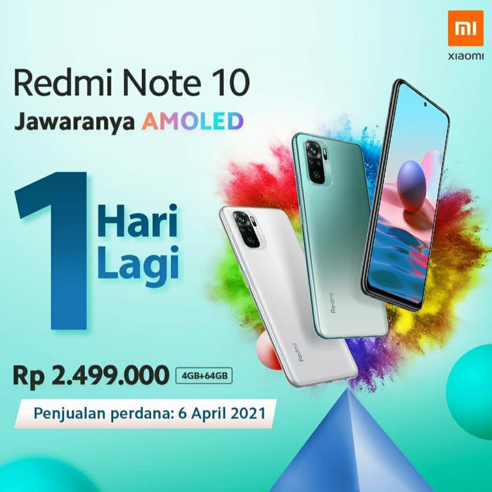 Gambar Xiaomi Redmi Note 10 RAM 4GB ROM 64GB Garansi Resmi Xiaomi dari Rioaja123 Kota Bengkulu Tokopedia