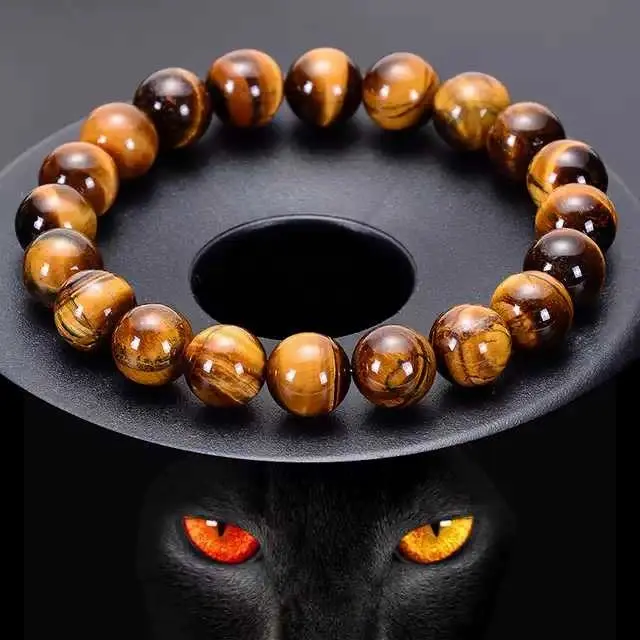 Gelang Batu Natural Tiger Eye Original