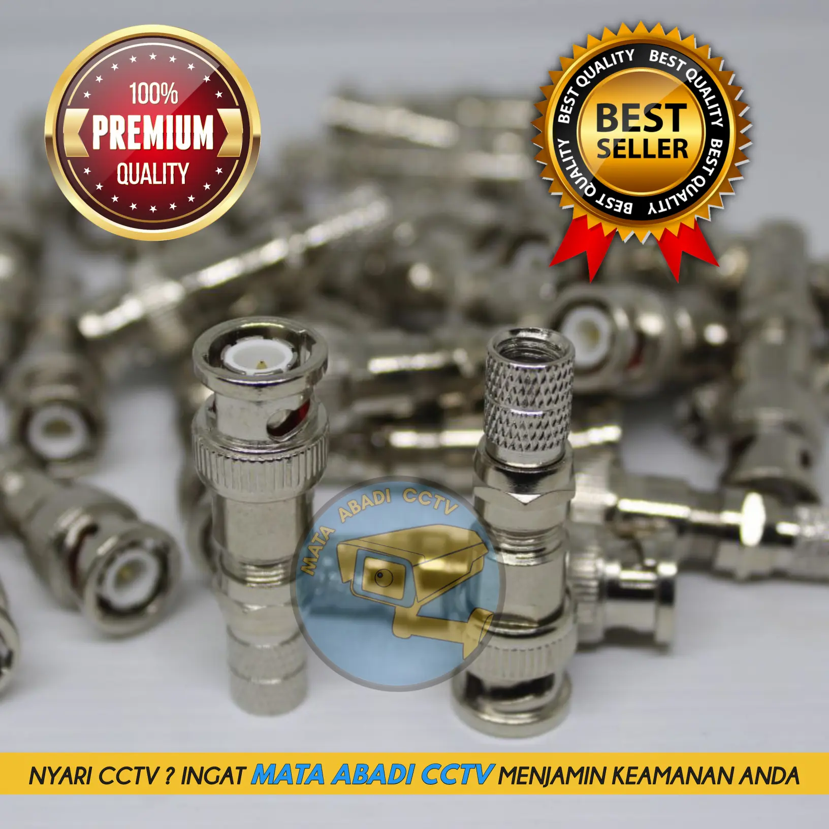 Konektor bnc cctv premium
