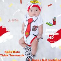 Gambar JUMPER BAYI LUCU BAJU BAYI KARAKTER SERAGAM SEKOLAH SD dari Mall-Baby Kota Tangerang Selatan 1 Tokopedia