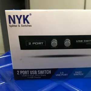 USB manual data swich 2port NYK (1 printer 2cpu)