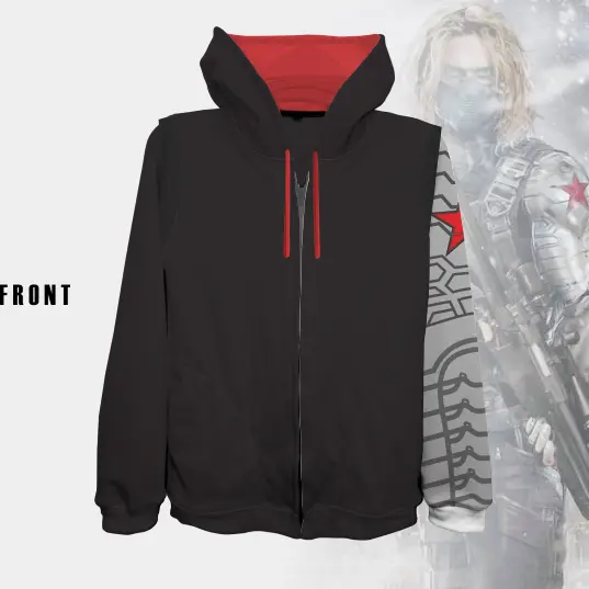 Jaket Hoodie Winter Soldier
