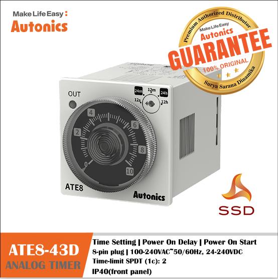 Timer Industri Autonics ATE8-43D - Shop | Tokopedia
