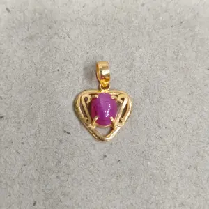 liontin love batu american star 1 gram emas muda