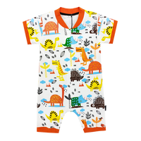 Gambar Wakakids Jumpsuit Bayi Anak Laki Laki Jumper Zipper Dinosaur 3708 dari Wakakids Kota Administrasi Jakarta Pusat 1 Tokopedia