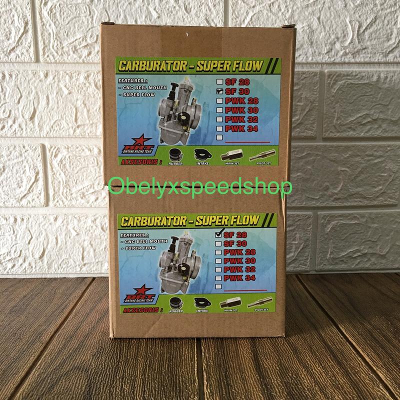 Karburator Karbu BRT Super Flow SF 28 atau SF 30 0