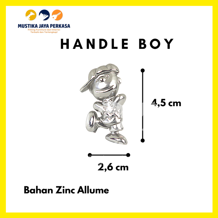 Gambar Handle Tarikan Karakter Disney Mickey Mouse Zinc Allum - Hello Kitty dari Mustika Jaya Perkasa Kab. Bogor 5 Tokopedia