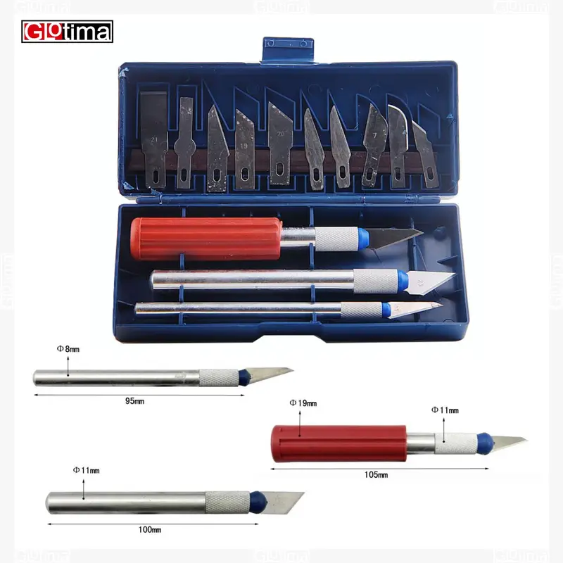 Pisau Alat Ukir Seni Hobi 13in1 Set Crafting Cutter Craft Art Knife 0