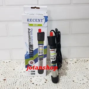 RECENT Heater RC HT 25 WATT 25W penghangat pemanas air Aquarium Aquasc
