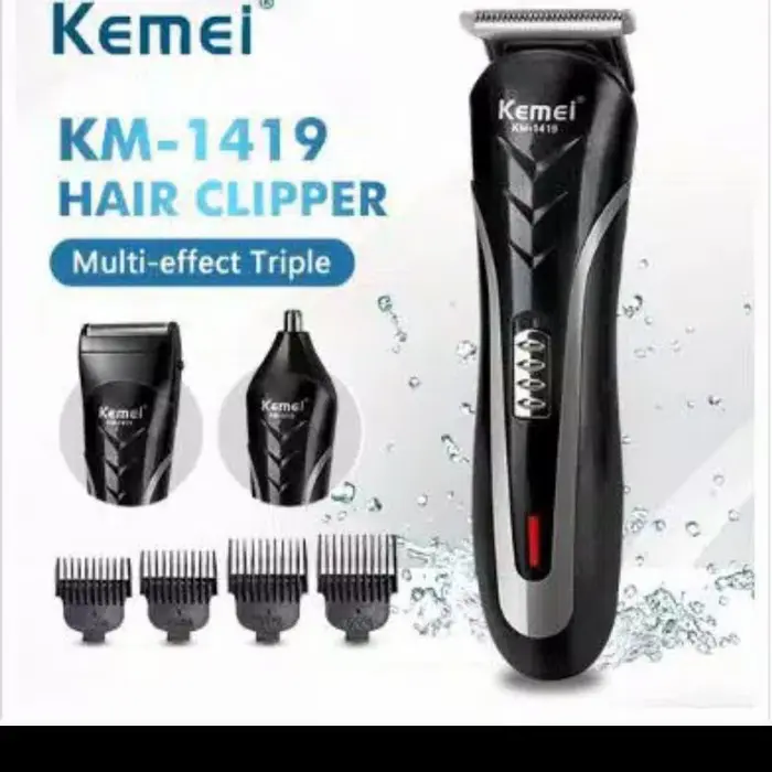 Alat Cukur Kemei Hair Clipper 3 in 1 tipe 1419
