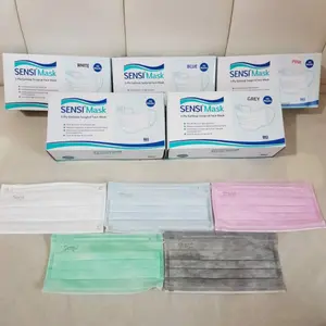 Masker Sensi / Sensi Surgical Face Mask 1 Box 50 Pcs Earloop - Hijau