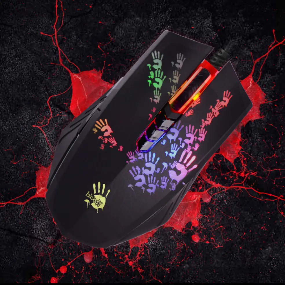Bloody A60 Optic Micro Switch Gaming Mouse Ultra Core 3+4 Activated