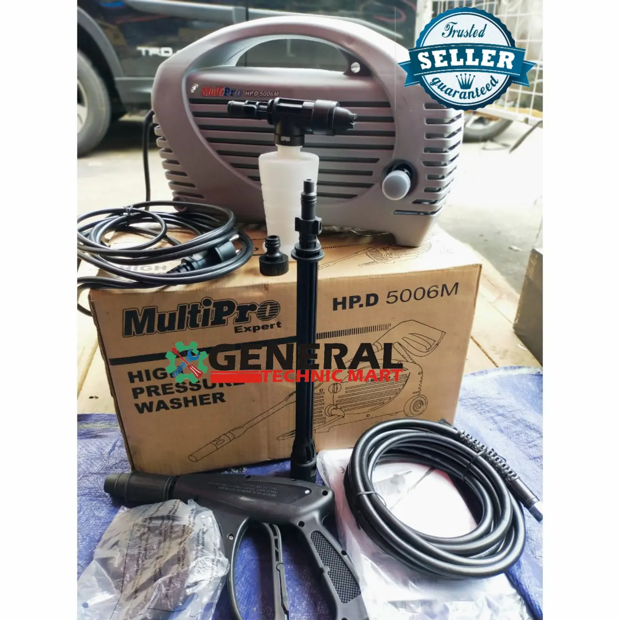 Jet Cleaner/Mesin Cuci Mobil,Motor,AC Multipro HP.D 5006M