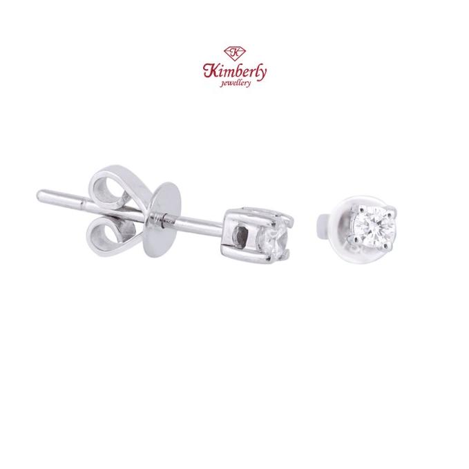 Gambar Anting Berlian KER641135 - Kimberly Jewellery - White Gold, 0.050 Carat dari Kimberly Jewellery Online Kota Administrasi Jakarta Selatan Tokopedia