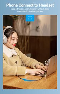 Gambar Kabel Aux Audio 3.5mm Stereo Hi-Fi Braided - BAQ, 1 Meter dari XLink Jakarta Kota Administrasi Jakarta Barat 3 Tokopedia