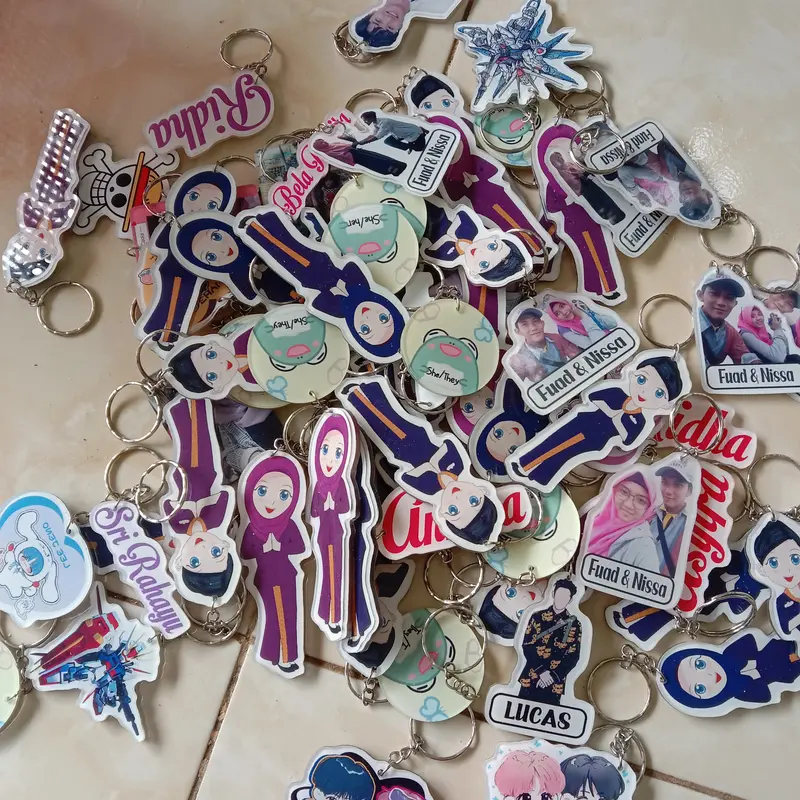 Gantungan Kunci/Ganci Costum/Ganci Akrilik/Souvenir/Mercendais 2