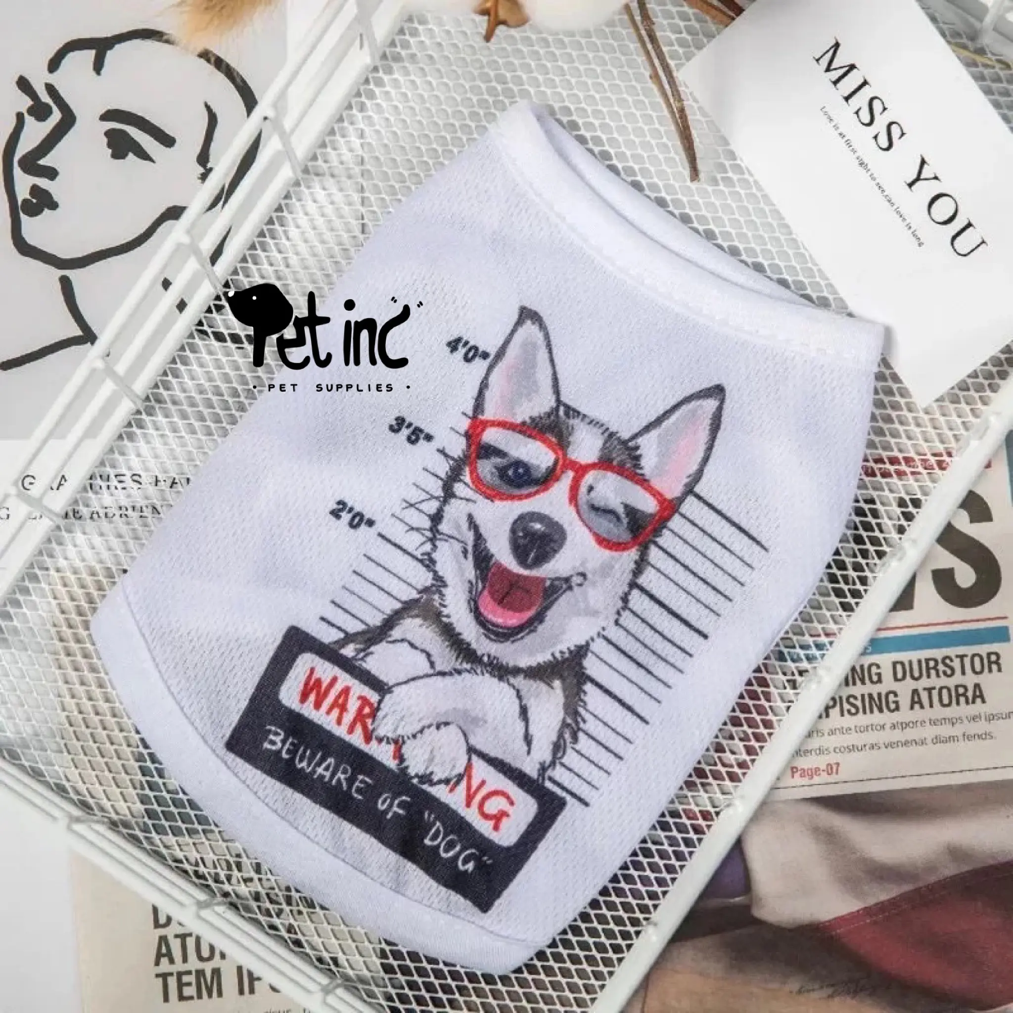 WARNING BEWARE OF DOG TEE