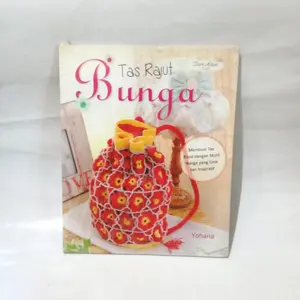 Buku Keterampilan - Tas Rajut Bunga