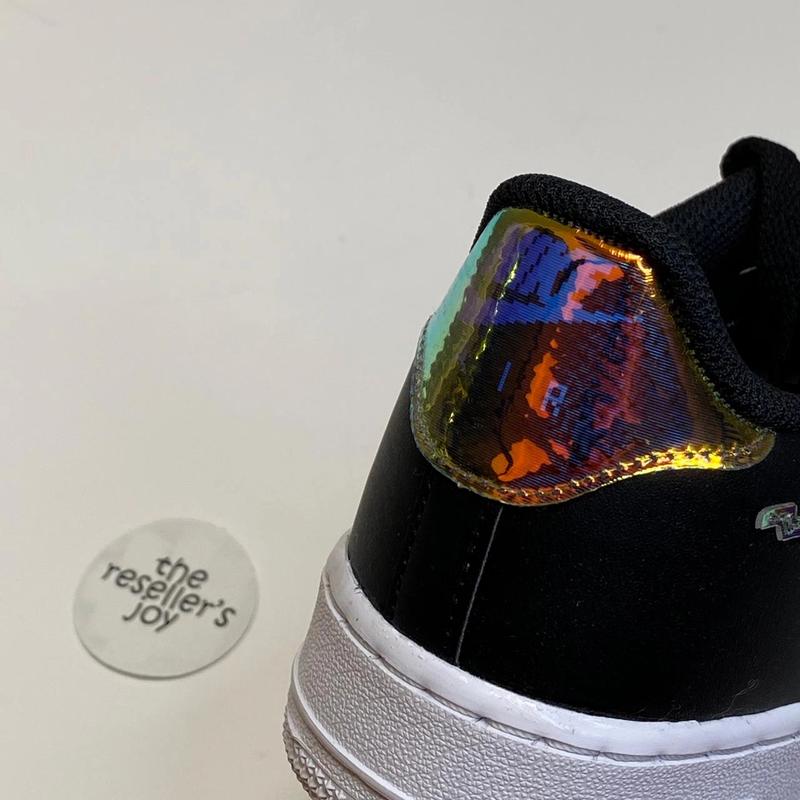 Nike Air Force 1 Digital Swoosh Black (100% AUTHENTIC) 2