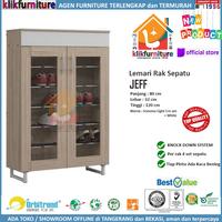 Gambar Rak Sepatu Lemari Sepatu Tempat Sepatu JEFF dari KLIKFURNITURE-ID Kota Tangerang 1 Tokopedia