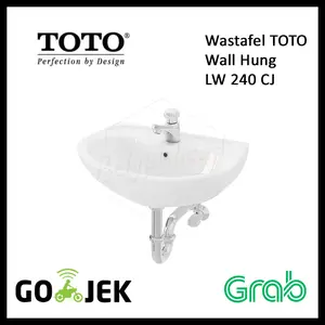 LW 240 CJ | LW240CJ | WWastafel Gantung TOTO | Wall Hung Lavatory (BODY ONLY)