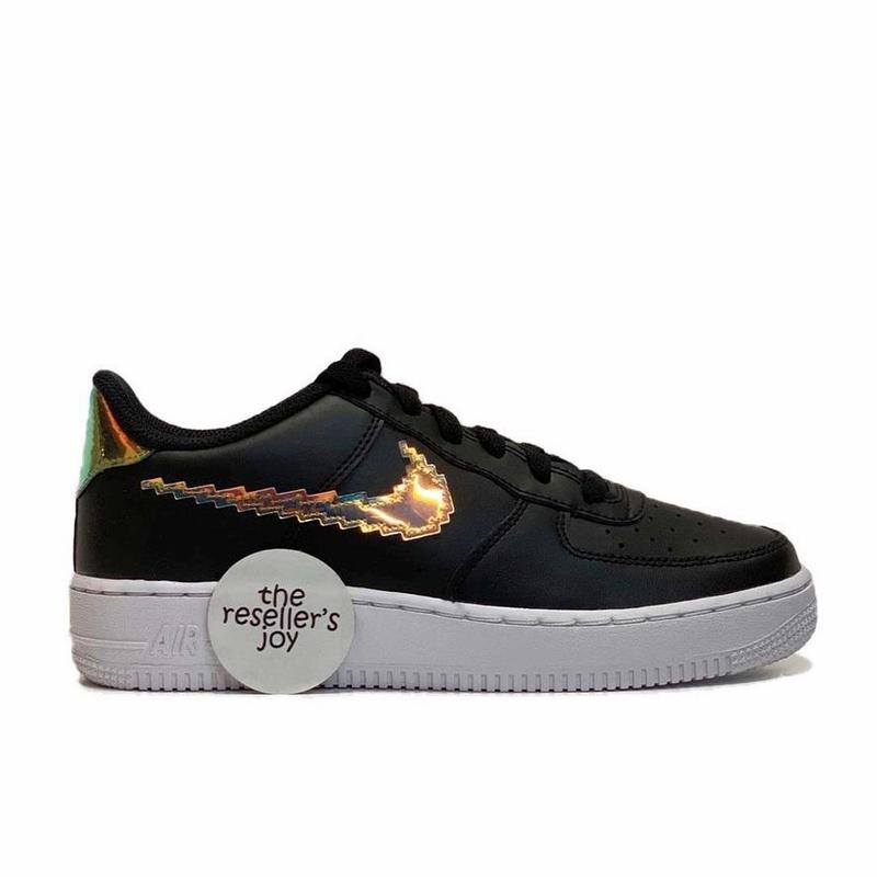 Nike Air Force 1 Digital Swoosh Black (100% AUTHENTIC) 0