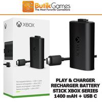 Gambar Baterai Battery Batre Stick Xbox Series X S Play & and Charge Type C dari Butikgames Kota Administrasi Jakarta Pusat 1 Tokopedia